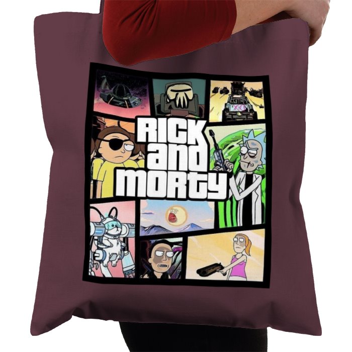 Rick & Morty & Grand Theft Auto - Grand Theft Auto Style Bag