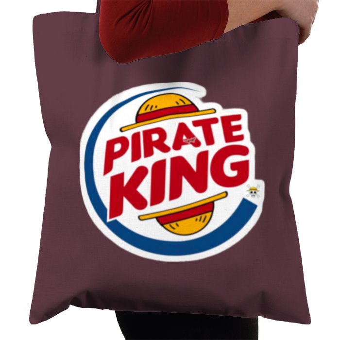 One Piece & Burger King - Pirate King Tote Bag