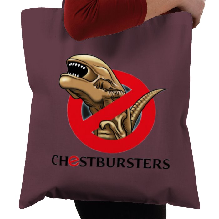 Aliens & Ghostbusters - Chestbursters Tote Bag