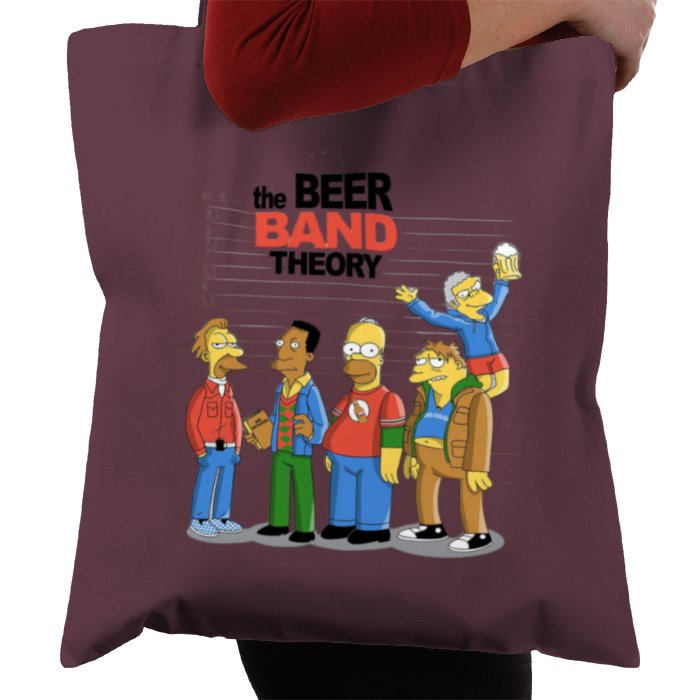 The Simpsons & The Big Bang Theory - Beer Band Theory Tote Bag