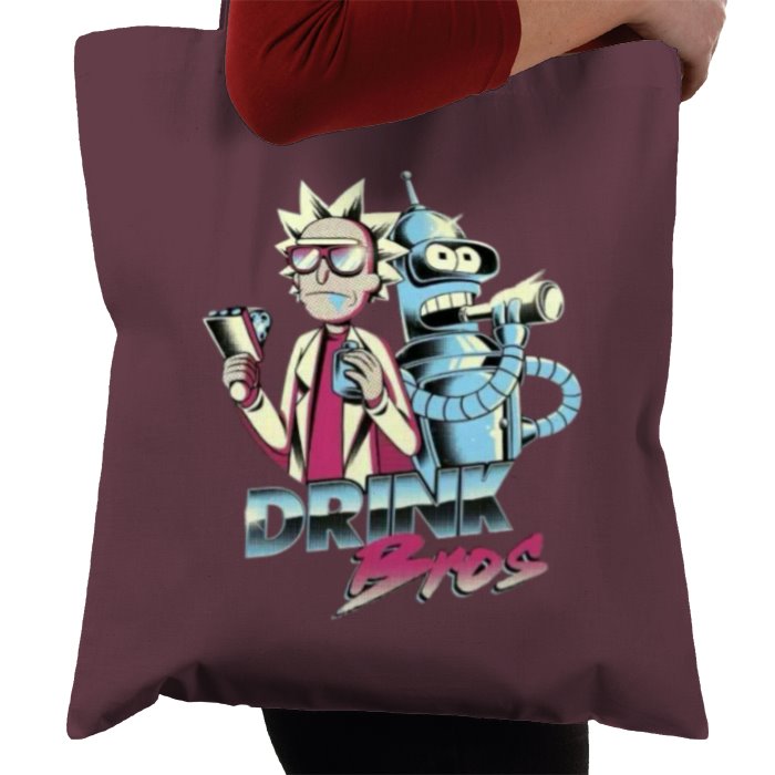 Rick & Morty x Futurama - Drink Bros Tote Bag
