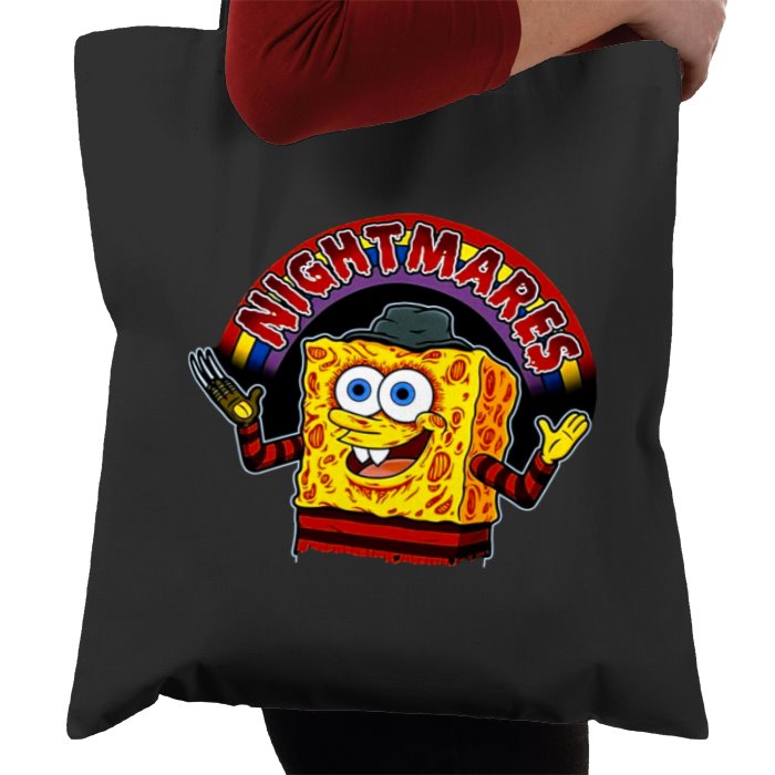 SpongeBob SquarePants & A Nightmare On Elm Street - Nightmares Tote Bag