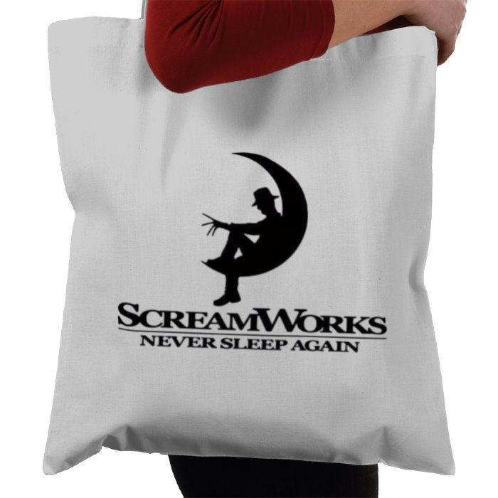 A Nightmare On Elm Street & DreamWorks - ScreamWorks Tote Bag