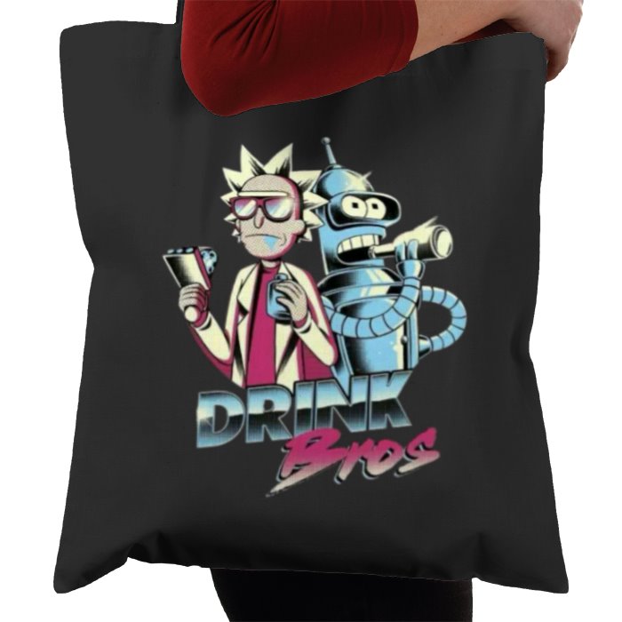 Rick & Morty x Futurama - Drink Bros Tote Bag