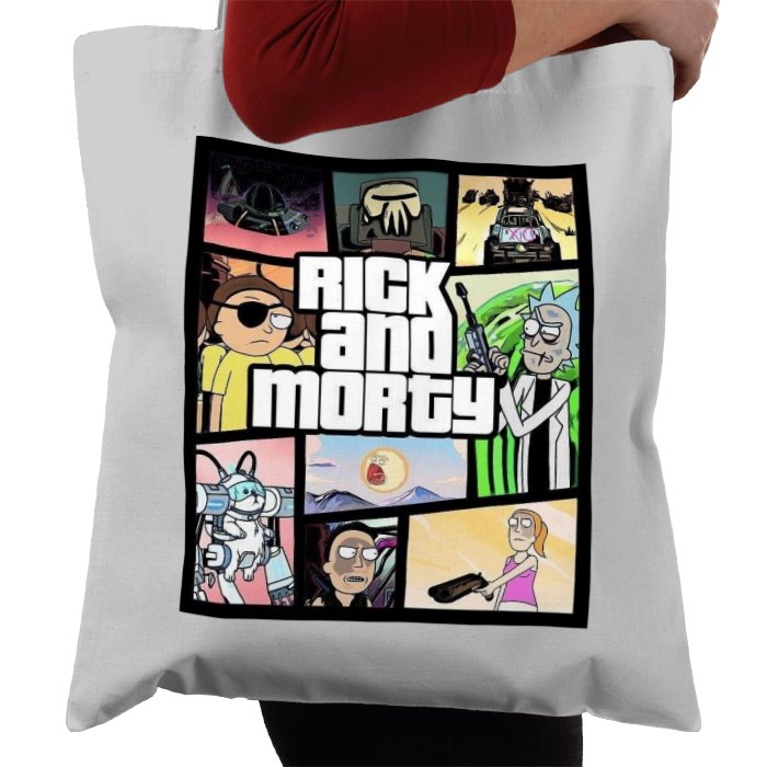 Rick & Morty & Grand Theft Auto - Grand Theft Auto Style Bag