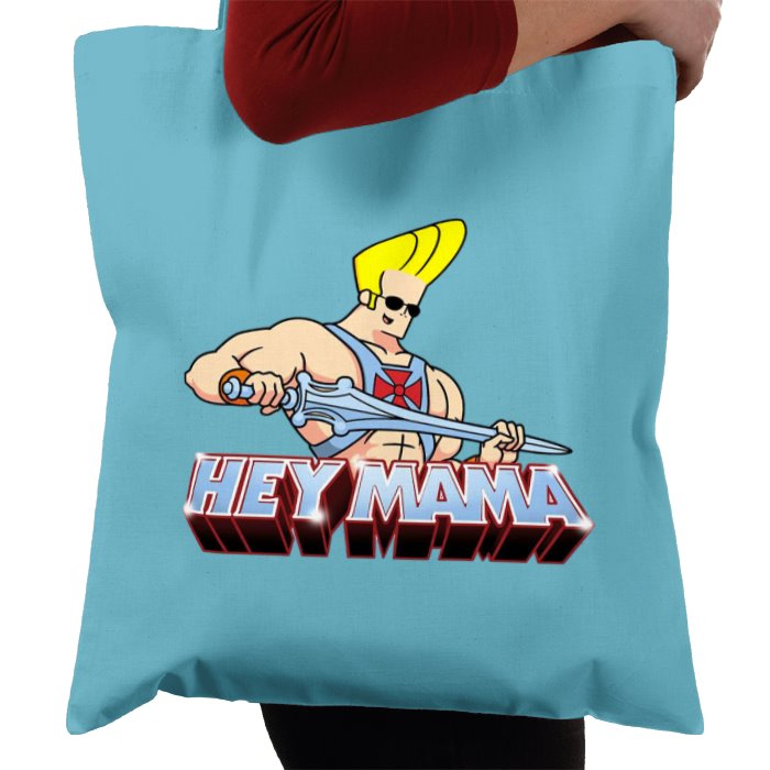 Johnny Bravo & He-Man - Hey Mama Tote Bag