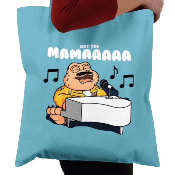 Dinosaurs & Freddy Mercury - Not The Mama Tote Bag