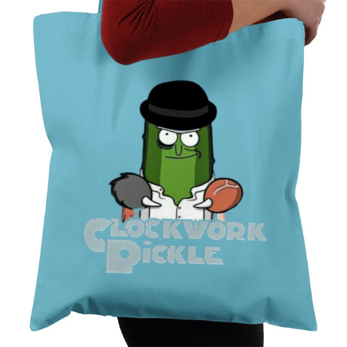 Rick & Morty & A Clockwork Orange - A Clockwork Pickle Tote Bag