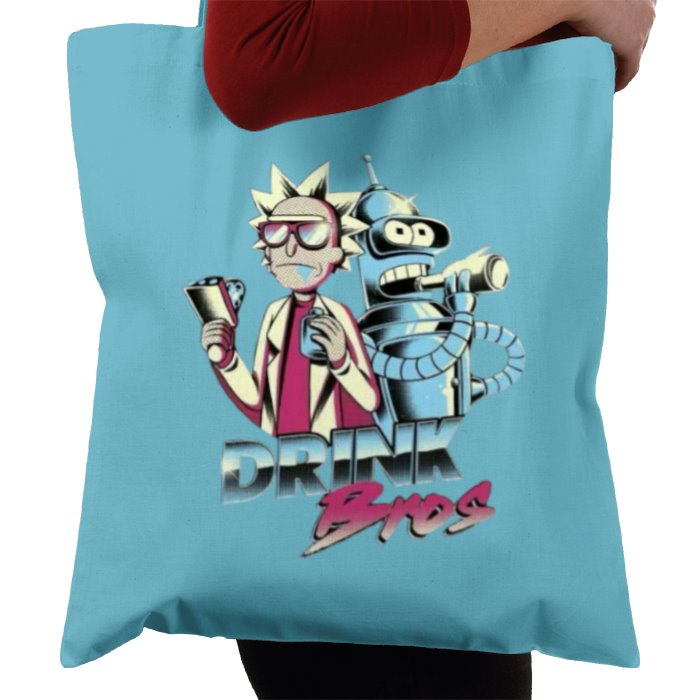 Rick & Morty x Futurama - Drink Bros Tote Bag
