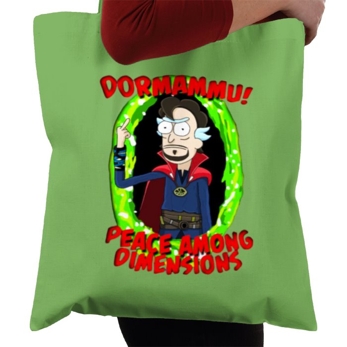 Rick & Morty & Dr Strange - Rick Strange Tote Bag