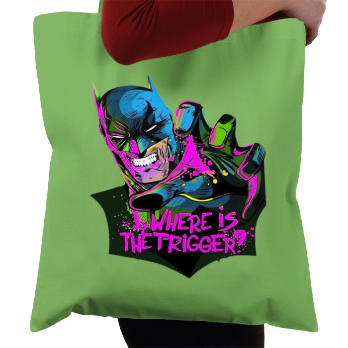 Batman - Where Is The Trigger Tote Bag