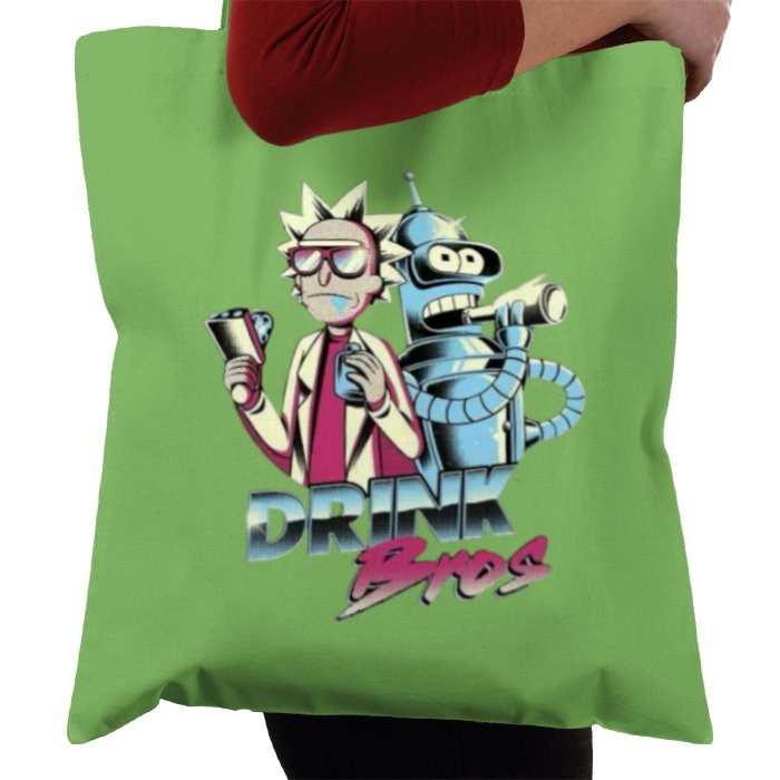 Rick & Morty x Futurama - Drink Bros Tote Bag