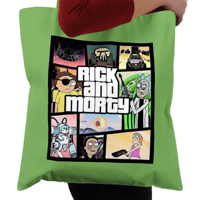 Rick & Morty & Grand Theft Auto - Grand Theft Auto Style Bag