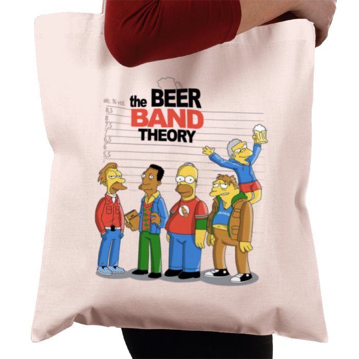 The Simpsons & The Big Bang Theory - Beer Band Theory Tote Bag