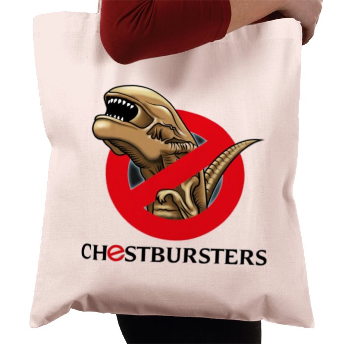 Aliens & Ghostbusters - Chestbursters Tote Bag