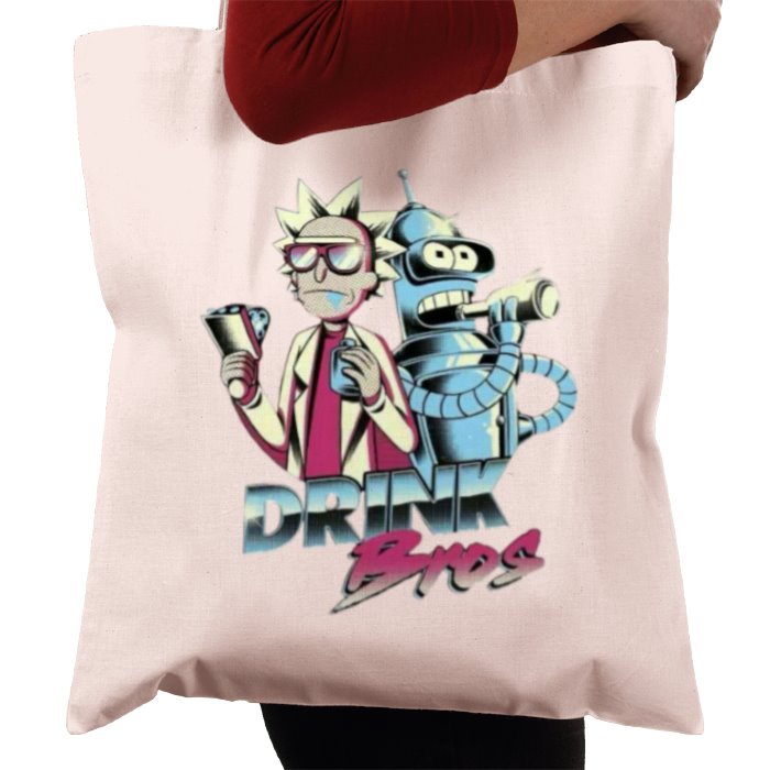 Rick & Morty x Futurama - Drink Bros Tote Bag