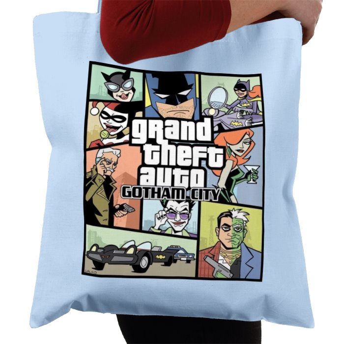 Batman & Grand Theft Auto - Grand Theft Auto Gotham Tote Bag