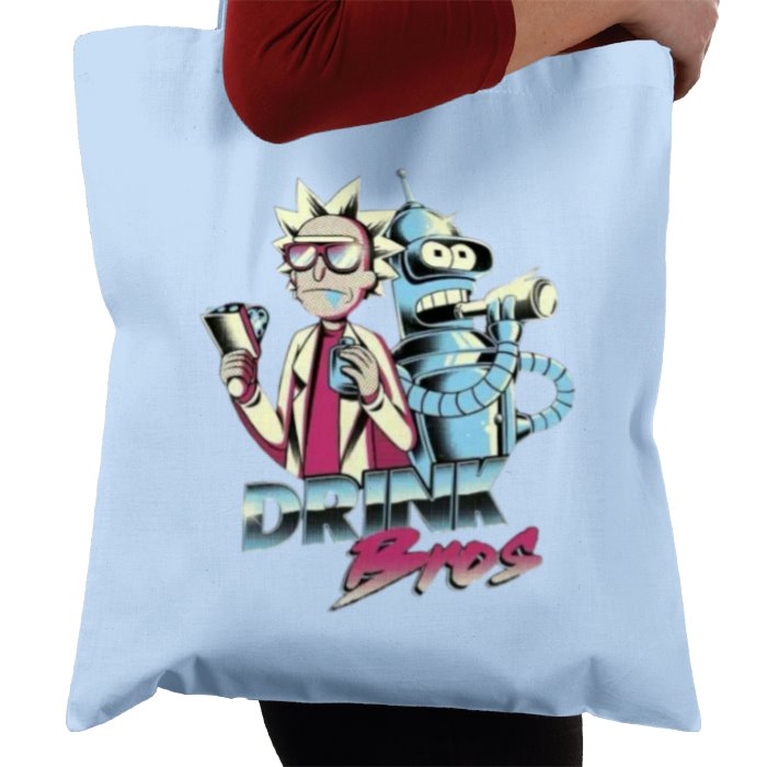 Rick & Morty x Futurama - Drink Bros Tote Bag