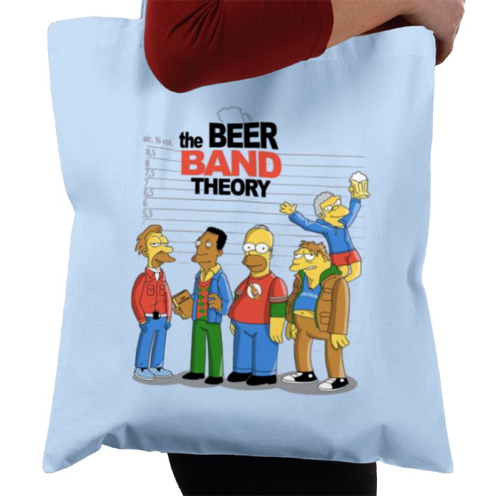 The Simpsons & The Big Bang Theory - Beer Band Theory Tote Bag