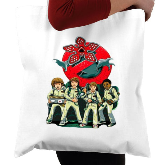 Stranger Things & Ghostbusters - Stranger Busters Tote Bag