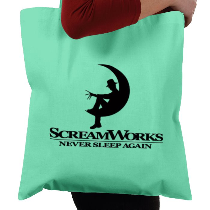 A Nightmare On Elm Street & DreamWorks - ScreamWorks Tote Bag