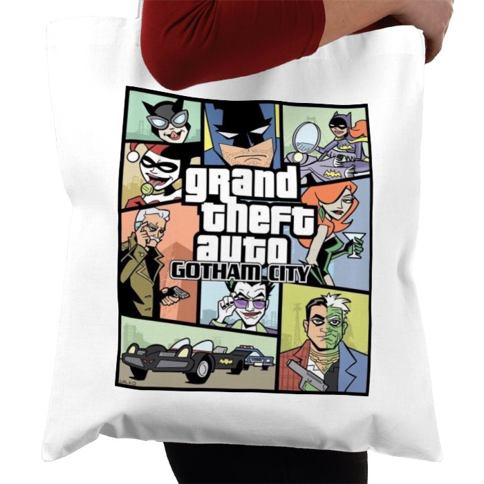 Batman & Grand Theft Auto - Grand Theft Auto Gotham Tote Bag