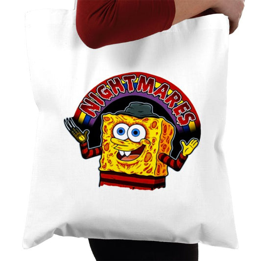 SpongeBob SquarePants & A Nightmare On Elm Street - Nightmares Tote Bag