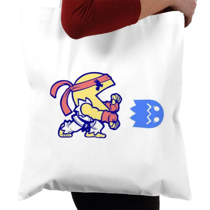 Pacman & Street Fighter - Pac Fighter Tote Bag