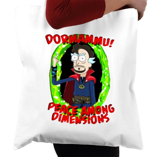 Rick & Morty & Dr Strange - Rick Strange Tote Bag