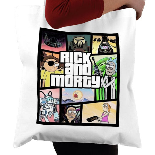 Rick & Morty & Grand Theft Auto - Grand Theft Auto Style Bag