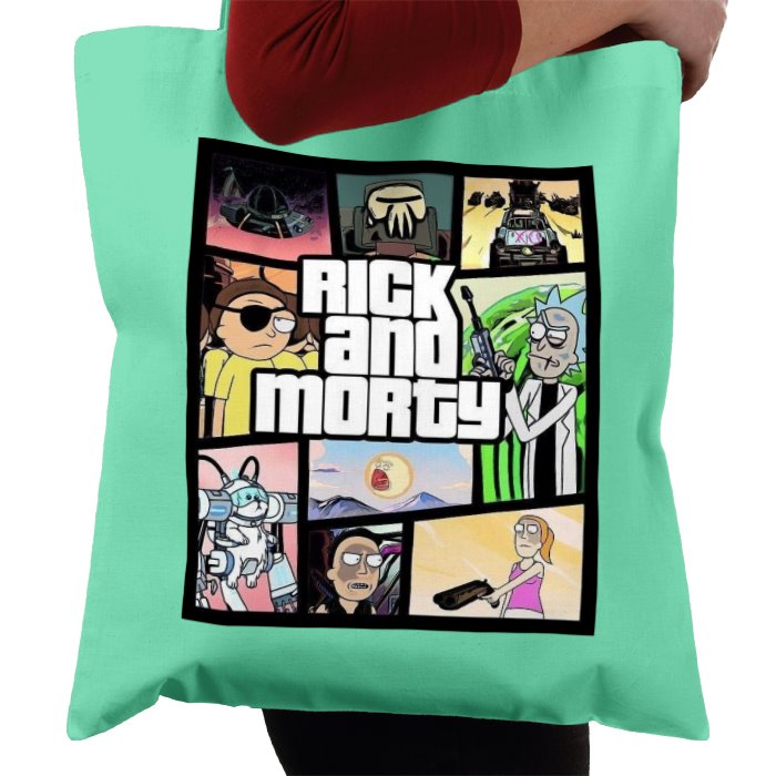 Rick & Morty & Grand Theft Auto - Grand Theft Auto Style Bag