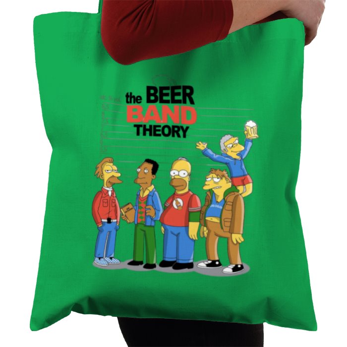 The Simpsons & The Big Bang Theory - Beer Band Theory Tote Bag