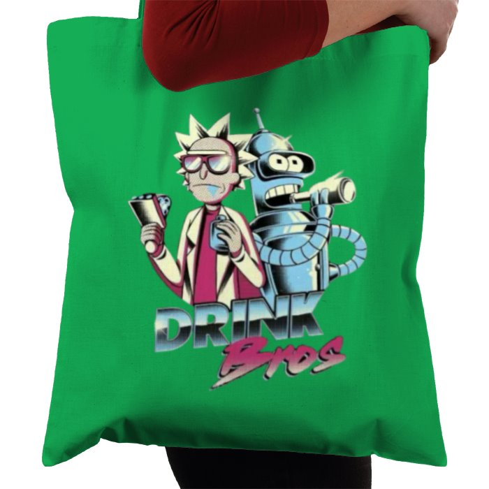 Rick & Morty x Futurama - Drink Bros Tote Bag