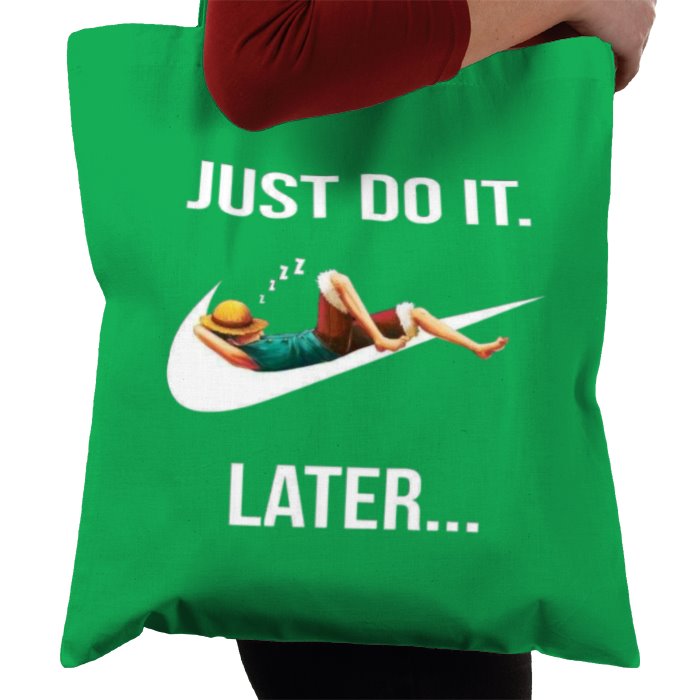 One Piece & Nike - Just Do It Later Tote Bag