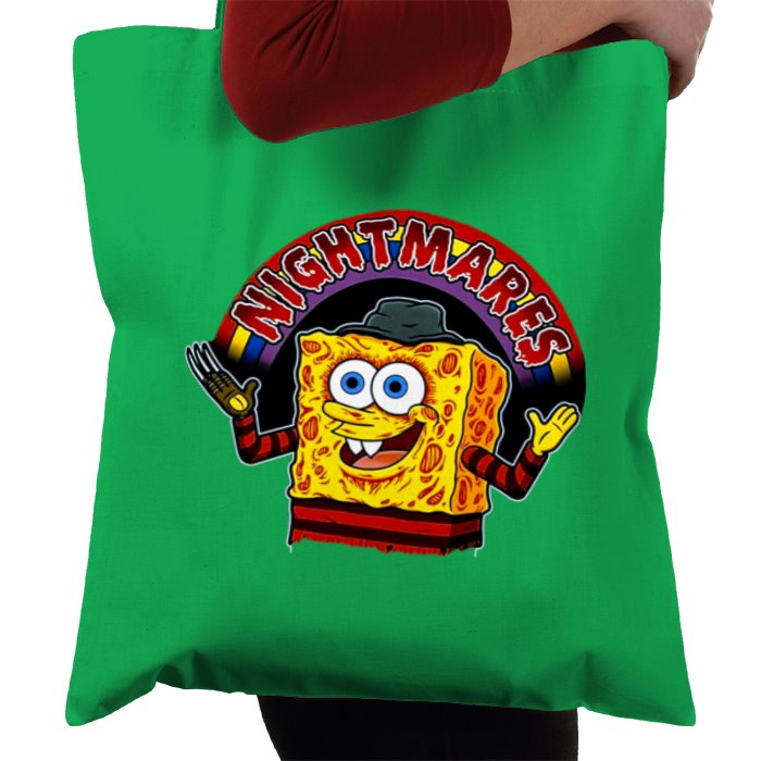 SpongeBob SquarePants & A Nightmare On Elm Street - Nightmares Tote Bag