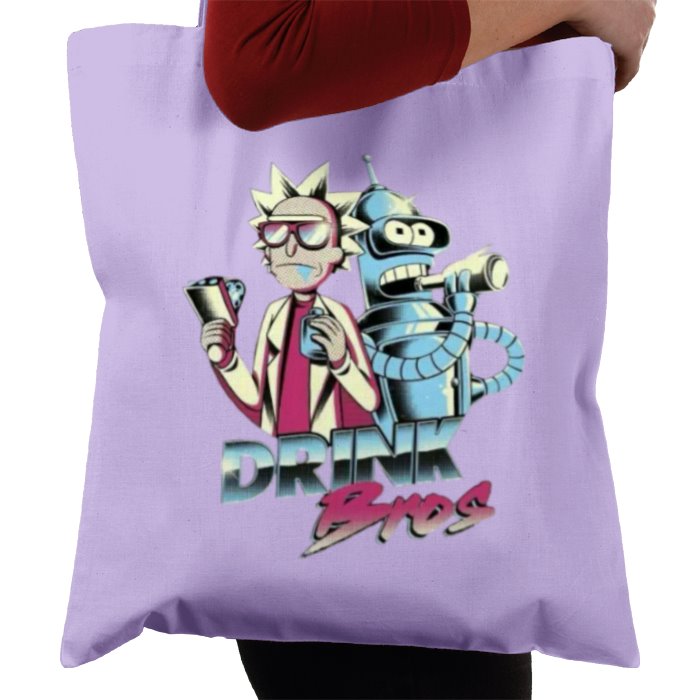 Rick & Morty x Futurama - Drink Bros Tote Bag