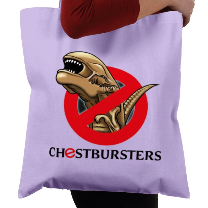 Aliens & Ghostbusters - Chestbursters Tote Bag