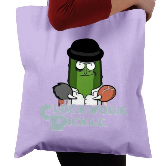 Rick & Morty & A Clockwork Orange - A Clockwork Pickle Tote Bag