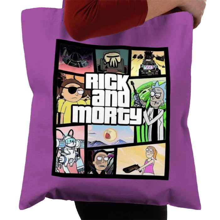 Rick & Morty & Grand Theft Auto - Grand Theft Auto Style Bag