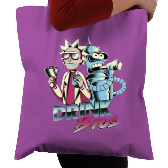 Rick & Morty x Futurama - Drink Bros Tote Bag