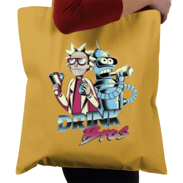 Rick & Morty x Futurama - Drink Bros Tote Bag