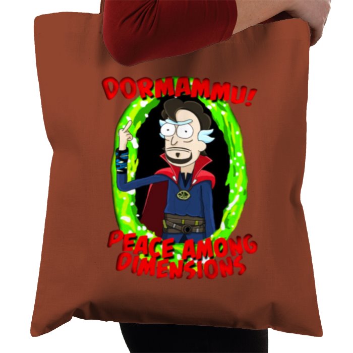 Rick & Morty & Dr Strange - Rick Strange Tote Bag