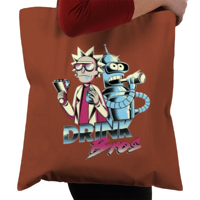 Rick & Morty x Futurama - Drink Bros Tote Bag