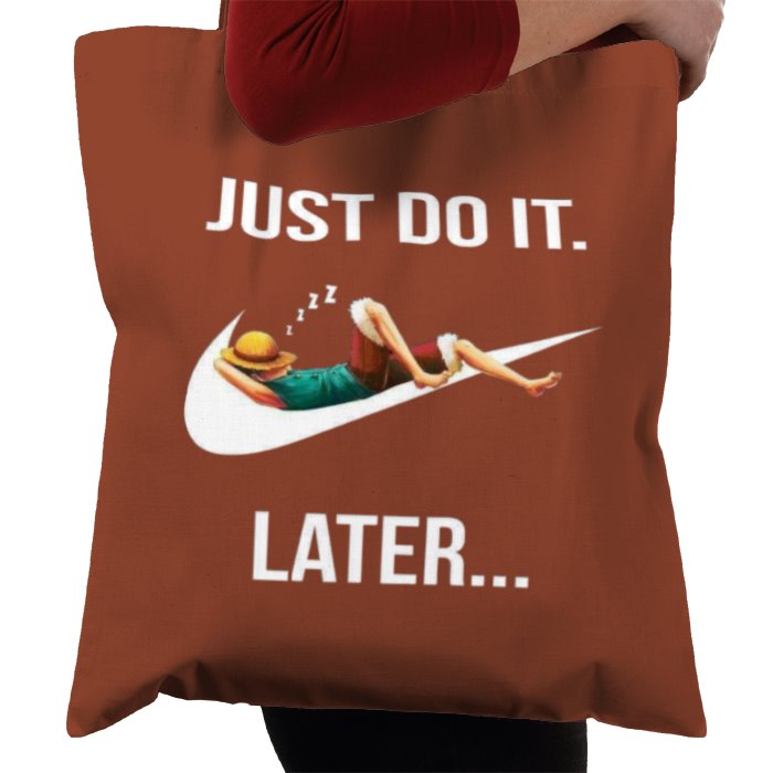 One Piece & Nike - Just Do It Later Tote Bag