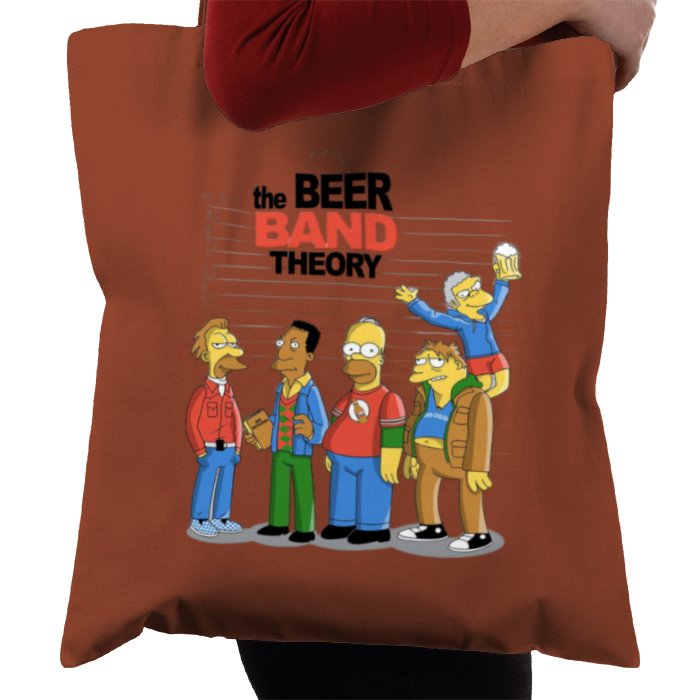 The Simpsons & The Big Bang Theory - Beer Band Theory Tote Bag