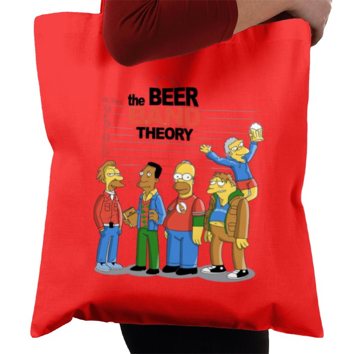 The Simpsons & The Big Bang Theory - Beer Band Theory Tote Bag