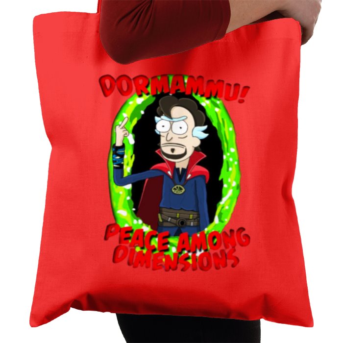 Rick & Morty & Dr Strange - Rick Strange Tote Bag