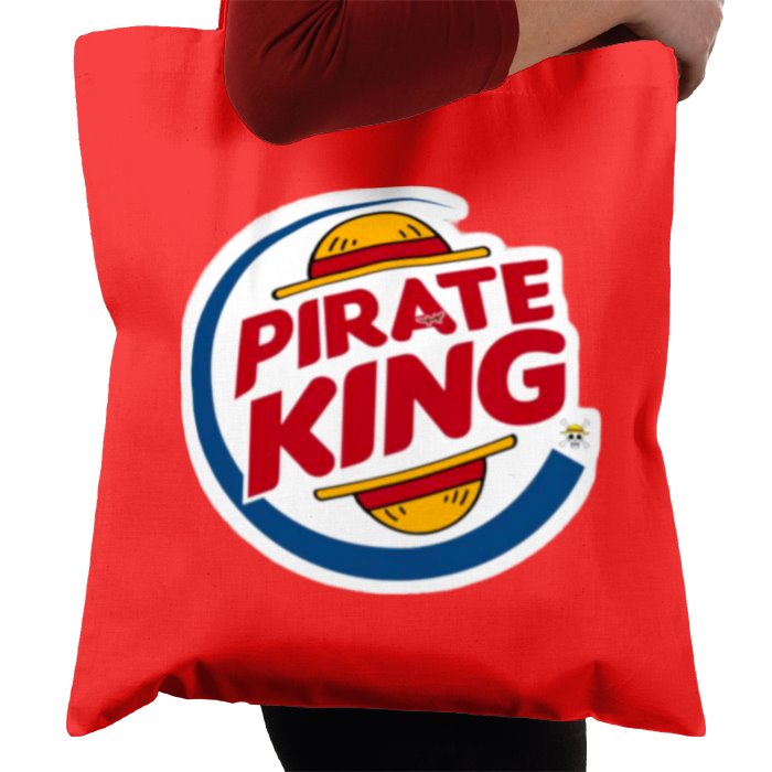 One Piece & Burger King - Pirate King Tote Bag