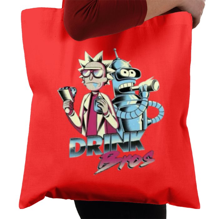 Rick & Morty x Futurama - Drink Bros Tote Bag