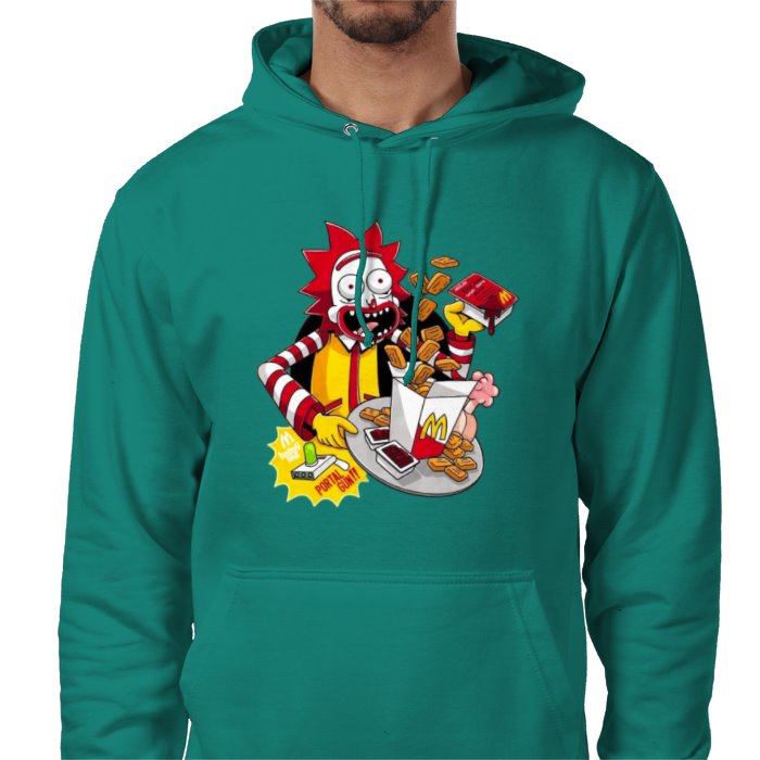 Rick & Morty & Mc Donald's - Rick Mc Donald Value Hoodie